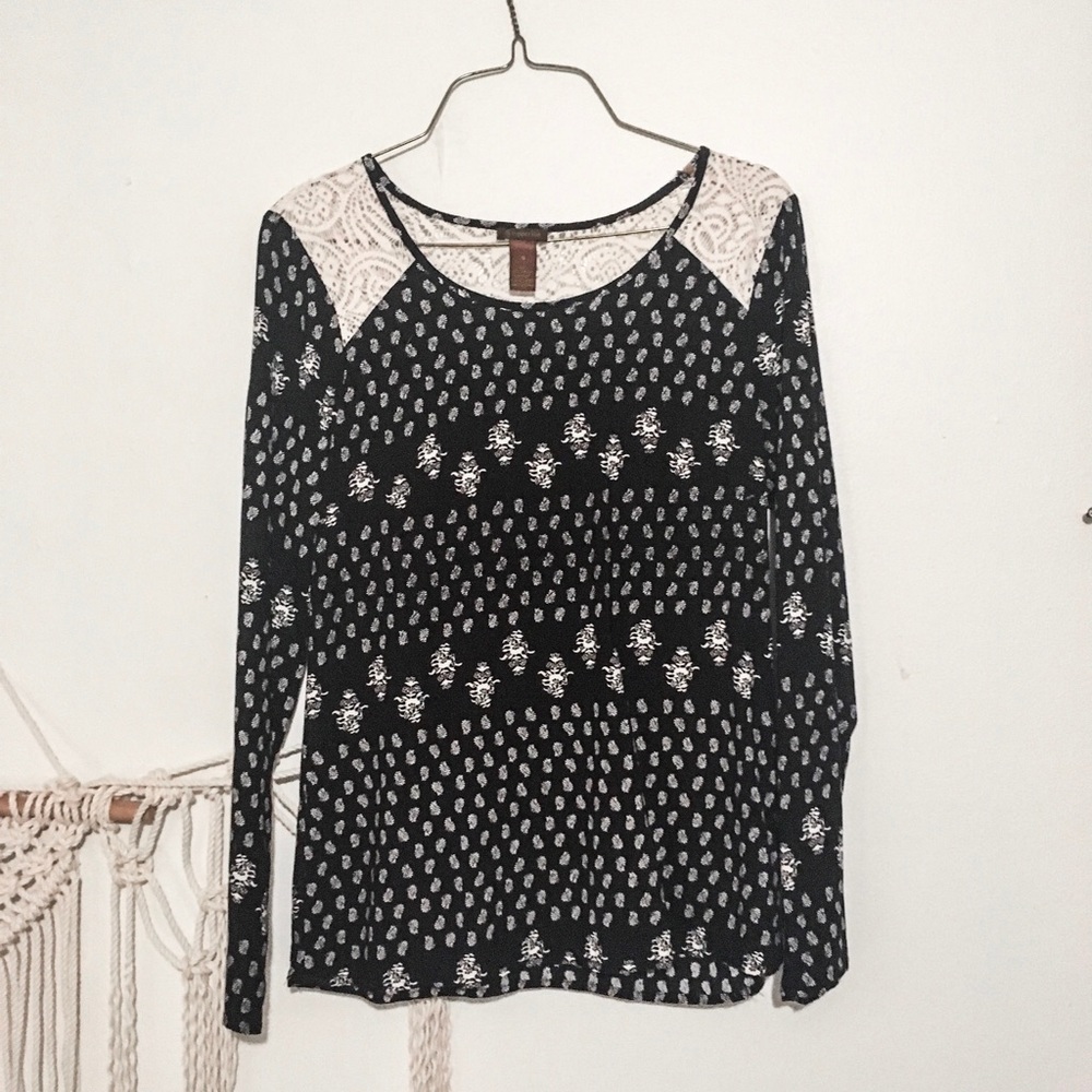 🤩Copper key print top